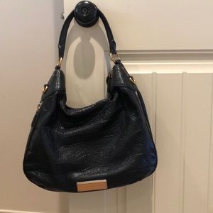 Marc by Marc Jacobs black leather shoulder bag